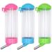 BREUAILY 3Pcs Animal Drinking Bottle 500ml Plastic Guinea Pig Water Bottle Non Drip Hanging Hamster Automatic Water Feeder for Rabbit Guinea Pig Gerbil Chinchillas (Random Color)