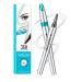 Rosarden Eyebrow Pencil Dark Brown  Liquid Eyebrow Pencil Eyebrow Pen  Create 3D Eyebrow  4 Forks Quick Dry Waterproof Eyebrow Pencil  Eyebrow Makeup Eye Brow Pencils for Women Men Girl Boy Mental
