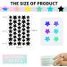 LINXINS 208 Dots Acne Starface Pimple Patch 6 Color Star Face Pimple Patches Stars - Star Spot Patches - Pimple Patches Cute - star Patches for Spots for Acne Blemish Pimples Whiteheads Zit - Buy Online on SooperMarket.com