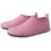 SEEKWAY Kids Water Shoes - Quick Dry Non-Slip Aqua Socks for Outdoor Activities - Pink - Size 10.5-12 Little Kid - Buy Online on SooperMarket.com