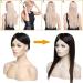Silk-co One Piece Wire in Hair Extensions 20inch Long Straight Hairpiece No Clip Synthetic Hair Wire String Redish Brown - Buy Online on SooperMarket.com