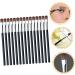 FOYTOKI 50 Pcs Eye Shadow Brush Women Makeup Supplies Eye Brush Esthetician Eyebrow Plastic - Buy Online on SooperMarket.com