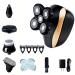 5 in 1 5D Rechargeable Electric Shaver Five Floating Heads Razors Hair Clipper Nose Ear Hair Trimmer Men Facial Cleaning Brush