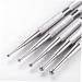 DOITOOL 10 Pcs Nail Art Drill Pen Glitter Gel Nail Molding Gel Nail Drill Point Pen Dotting Tools for Nails Nail Gel Polish Practical Manicure Tool To Rotate Stainless Steel Glue Pen Alloy - Buy Online on SooperMarket.com