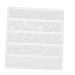 STOBOK 4 Cavity Bookmark Maker 2pcs Bookmark Mold Rectangle Student Silica Gel Chocolate Fondant Molds White 2x2pcs 15.8X14.8cmx2pcs