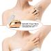 Crystal Hair Eraser - Painless Exfoliation Hair Remover for Arms, Legs, Back - Reusable & Washable - Portable Epilator - Fast & Easy - Gold - Buy Online on SooperMarket.com