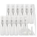 TIANZD Pack of 25 Empty 5ml Clear Transparent Glass Fine Mist Pump Spray Bottles Travel Mini Portable Spray Perfume Cosmetic Containers Sample Vials Refillable with Funnel and Dropper