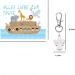 Guardian Angel Keychain & Folding Card Perfect Baptism Gift for Boys & Girls | Celebrate with Noah's Ark Design - Buy Online on SooperMarket.com
