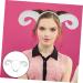 Gogogmee Sheep Horn Headband Head Band Halloween Decor Animal Headdress Halloween Hair Accessory Horn Hairband Funny Hairband Sheep Horn Hair Hoops Hair Decor Photo Prop Cotton White One Size White - Buy Online on SooperMarket.com