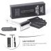Angoily 3 Sets Manual Razor & Travel Bottles | Silicone Mustache & Double-Sided Face Razor - Durable & Portable - Buy Online on SooperMarket.com