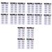 Beavorty 16 pcs eyebrow stickers make up kit 6d eyebrows Artificial Eyebrow semi-permanent stencil 3d