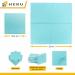 HEKU 100 Light Blue 3-Layer Napkins - 33x33cm Highly Absorbent Stylish & Uniform Quality for Events | Practical 5-Pack - Buy Online on SooperMarket.com