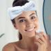 Headband for Washing Face and Makeup 2 Pieces Elastic Bow Tie Hairband for Shower Sports Spa Skincare Beauty Head Wraps Hair Accessories for Women Girls Men Boys Pink and Blue - Buy Online on SooperMarket.com