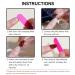 Buy French Tip Press on Nails - Medium Square Glossy Pink & White Duckbill Design - Reusable Rhinestone Fake Nails | Cute Duck Feet Full Cover Acrylics - Buy Online on SooperMarket.com