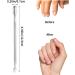 Sibba 2 Pcs Stainless Steel Cuticle Pusher Tool Set for Professional Nail Care - Nail Polish Remover and Cuticle Cleaner for Fingernails and Toenails - Buy Online on SooperMarket.com