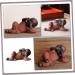 Alipis Tea Pet Chinese Decor Fairy Feng Shui Laughing Buddha Car Decoration Buddha Ornament Maitreya Buddha Figurine Desk Decor Monk Outdoor Statue Three No Purple Clay Decorations Red 13.3X6.5CM - Buy Online on SooperMarket.com