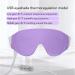 Silicone Heating Eye Cover Temperature Adjustable Customizable Temperature Settings USB Plug in Eye Shade with Ventilation Holes for Eye 360 Light Blocking - Buy Online on SooperMarket.com