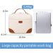 SHENHU Beige Toiletry Bag with Hanging Hook - Water-resistant Travel Makeup Organizer for Women - Buy Online on SooperMarket.com