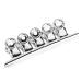 Nail Extension Clips - 5pcs Stainless Steel Silver C Curve Nail Art Accessories for Perfect Extensions - Buy Online on SooperMarket.com