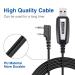 Baofeng USB Programming Cable CH340 Chip for GMRS Radio Two Way Radio - Black-CH340 - Buy Online on SooperMarket.com