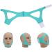 Adults Breathable Anti-Snoring Chin Strap with Jaw Support Belt - Blue Green - Buy Online on SooperMarket.com