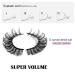 Russian Strip Lashes DD Curl Wispy 16mm - 10 Pairs Pack (DD-032) | Fluffy Faux Mink Lashes for Natural Volume Extension - Buy Online on SooperMarket.com