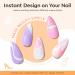 Modelones Nail Art Stamper Kit 7Pcs - Premium Double Nail Stamp Stencils & Gel for DIY French Manicure - Buy Online on SooperMarket.com