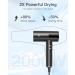 Buy Slopehill Professional Ionic Hair Dryer - Lightweight Portable High-Speed Blow Dryer with Digital HD Screen Concentrator & Diffuser for Travel - Buy Online on SooperMarket.com