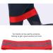TREETDOBV Hip Glute Resistance Bands - Durable Fabric Elastic Workout Bands for Men & Women - Perfect for Leg & Thigh Exercises - Set of 3 Red Fitness Bands - Buy Online on SooperMarket.com