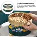 Alipis Box Dried Fruit Storage Box Snack Containers Cookie Plate Snack Tray to Rotate Tableware Nut - Buy Online on SooperMarket.com