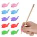 Ally-Magic Pencil handles for children 10 pieces of fish-shaped pencil holder handle for writing training silicone monastery grip postproofing correction tool for children children students y7xywbq