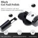 Modelones 15ML Black Gel Nail Polish - Pure Black Fall Color Soak Off Nail Art for Halloween - Perfect Home Manicure Gift for Women & Girls - Buy Online on SooperMarket.com