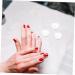Ipetboom Silicone Nail Stamper Replacement 6pcs Nail Art Silicone Stamp Single Silica Gel Seal Silicone Stamper Replacement 2.30X2.30X1.20CM Transparent Color - Buy Online on SooperMarket.com