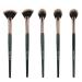 Fan Brushes,Highlighting Make Up Brushes, Soft Makeup Brush Cosmetic Applicator Tools for Face Highlighting,Buffing and Blending with Powder Blush Cream Cosmetics Blusher Highlighter Applicator Eyeshadow Brush Fan-5pcs