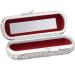 XhuangTech Bling Lipstick Holder Case with Mirror - Rhinestone Crystal Makeup Organizer for Ladies (Silver) | Portable Lipstick Case - Buy Online on SooperMarket.com