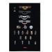 OneTigris Tactical Military Patch Holder Board Hook & Loop Patch Panel (Black - Large 42"x27")