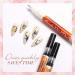 Waterproof Male Nail Art Graffiti Pen Set - Gel Polish Pencil for DIY 3D Nail Design - UV-LED Malgel in Silver - Buy Online on SooperMarket.com