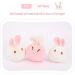 Cute Snack Pillow Bunny Plush Toy - Kawaii Rabbit Pudding Pillow with Removable Bunny Dolls - Creative Gift for Kids - 8 Sakura Bunnies - Buy Online on SooperMarket.com