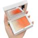 Blush Highlight Integrated Repair Plate Good Complexion Three-Dimensional face Repair Powder Rouge Vitality Orange 1