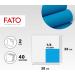 FATO Disposable Paper Napkins - Soft & Gentle 40 Pack 38x38 cm Turquoise 2-Layer 100% Pure Cellulose FSC Certified - Buy Online on SooperMarket.com