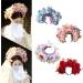 JSGHGDF Bridal Garlands Florals Crown Wedding Flower Headband Beach Wreath Hairband Girls Hair Accessory Women Head Hoop Props Blue - Buy Online on SooperMarket.com