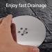 Shower Drain Cover Shower Plughole Cover Shower Drain Cover Replacement Shower Trap Cover FastFlow Shower Plug Plastic Shower Plughole Cover Professional Shower Plughole Cover Shower Waste Trap Cover - Buy Online on SooperMarket.com