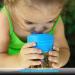 Scoolr Baby Sippy Cup Lids 3pcs: Elephant Spill Proof Silicone Sippy Lids for Kids - Blue, Green, Yellow - Buy Online on SooperMarket.com