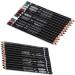 KALLORY Lip Makeup 12 Pcs Colored Eyeliners Eyeliner Pen Makeup Eyeliner Set Lip Line Make up Lip Liner Pencils - Buy Online on SooperMarket.com