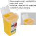 Sharps Disposal Container Disposal Blade Container Barbershop Hair Salon Shaving Knife Blade Disposal Collect Box for Home and Professional use(yellow) - Buy Online on SooperMarket.com