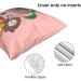 YYHHAOFA Sunflower Seeds and Strawberries Picture Universal Pillowcase for All Seasons 18"x18" : Soft and Comfortable Suitable for car Sofa Black 18 x 18-Inch - Buy Online on SooperMarket.com