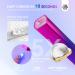 Saviland Rechargeable Mini UV Nail Lamp with Visual Screen - Portable 12W LED Nail Dryer for Gel Polish and Nail Glue - USB Nail Art Tool for DIY Manicure - Multi-Colored (02) - Buy Online on SooperMarket.com