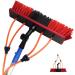 photovoltaic cleaner Window Cleaning Water-fed Pole Window Cleaning Pole Water Fed Brush Water Fed Pole Kit Window Cleaning Pole Water/Hose Fed Pole Window Cleaning Brush 35cm Brush Head 8M/27FT