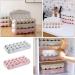 OSALADI 2pcs 18 Egg Storage Box Filled Plastic Eggs Fridge Egg Dispenser Egg Storage Tray With re-usable Assorted Color 30x15cm - Buy Online on SooperMarket.com