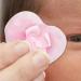 Toseky Makeup Powder Puff | Bowknot Heart Powder Puff Body Powder Puff for Dusting Powder Baby Women Powder Puff for Bath and Travel Pink - Buy Online on SooperMarket.com